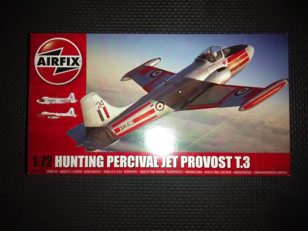 Airfix A02103  1:72 Hunting Percival Jet Provost T.3 Plastic Model Kit