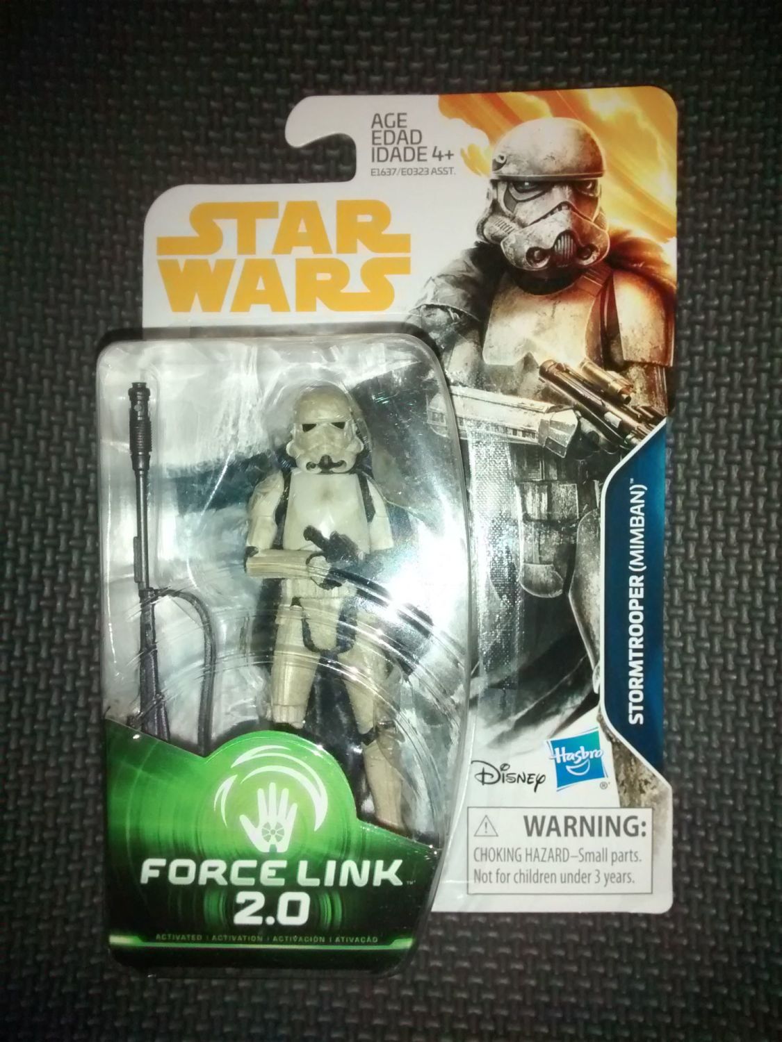 Star Wars Stormtrooper (Mimban) Collectable Figure E1637/E0323 Force Link -  2.0 Compatible 3.75