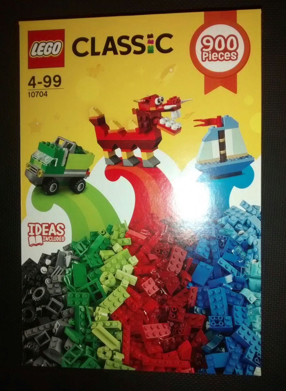 Lego Classic - 900 Piece Variety Set - 10704 - Retired Set