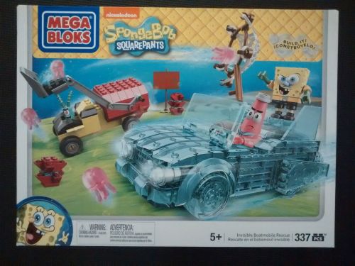 Mega Bloks - Spongebob Squarepants - Invisible Boatmobile Rescue Set - Reti