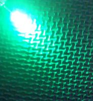 Qty 10 - 5mm Diffused Led - Diffused Type Lens - Green