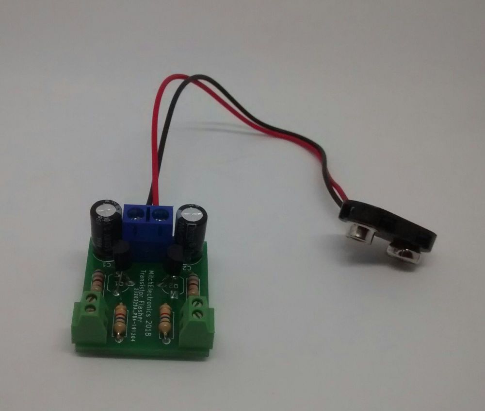 Fully Assembled Circuit Board - Alternating Led Flash Unit