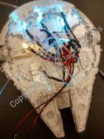 Star Wars Model Led & Fibre Optic Bandai 1/144 Millennium Falcon Light Kit - STA - USB Supply