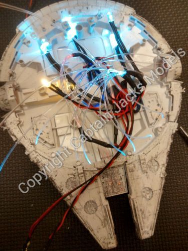 Star Wars Model Led & Fibre Optic Bandai 1/144 Millennium Falcon Light Kit - STA - USB Supply