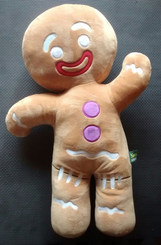 Large Plush 18" Gingerbread Man - Shrek - Plush Toy