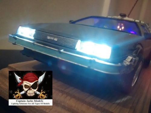 AOSHIMA Model Kit No. 08 - Back To The Future DeLorean Time Machine Light K