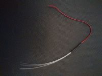 x1 Unit Red Separate - 5 Fibre Strands ( 0.5mm strands )