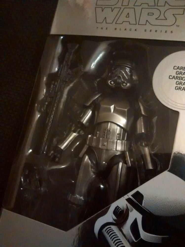 Star Wars - The Black Series - Premium Figure Set - Stormtrooper - Carbonized - E9923 - Collectable 6 Inch Figure Set