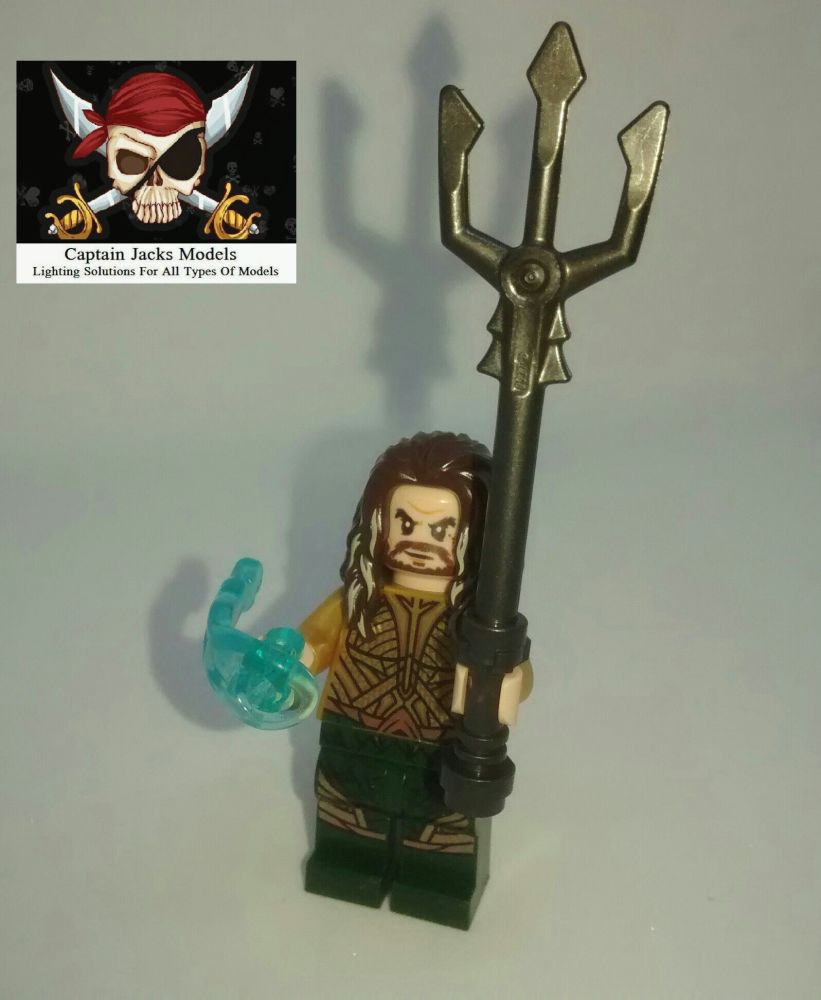 Lego Minifigure - Power Blast Aquaman Figure - Split From Set 76085