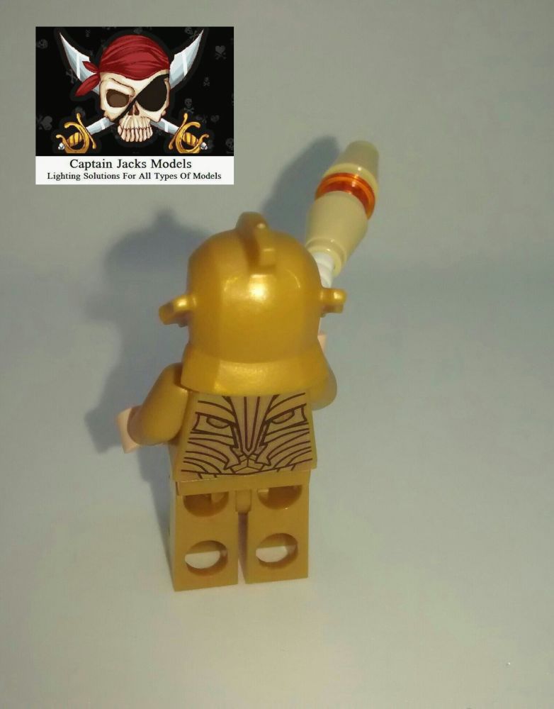 Lego Minifigure Atlantean Guard Figure Split From Set 76085