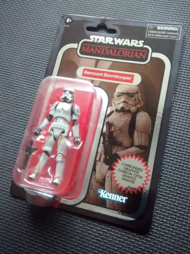 Star Wars - Kenner Hasbro - The Vintage Collection -  The Mandalorian - F1421 - Carbonized Remnant Stormtrooper - Premium Collectable Figure 3.75"