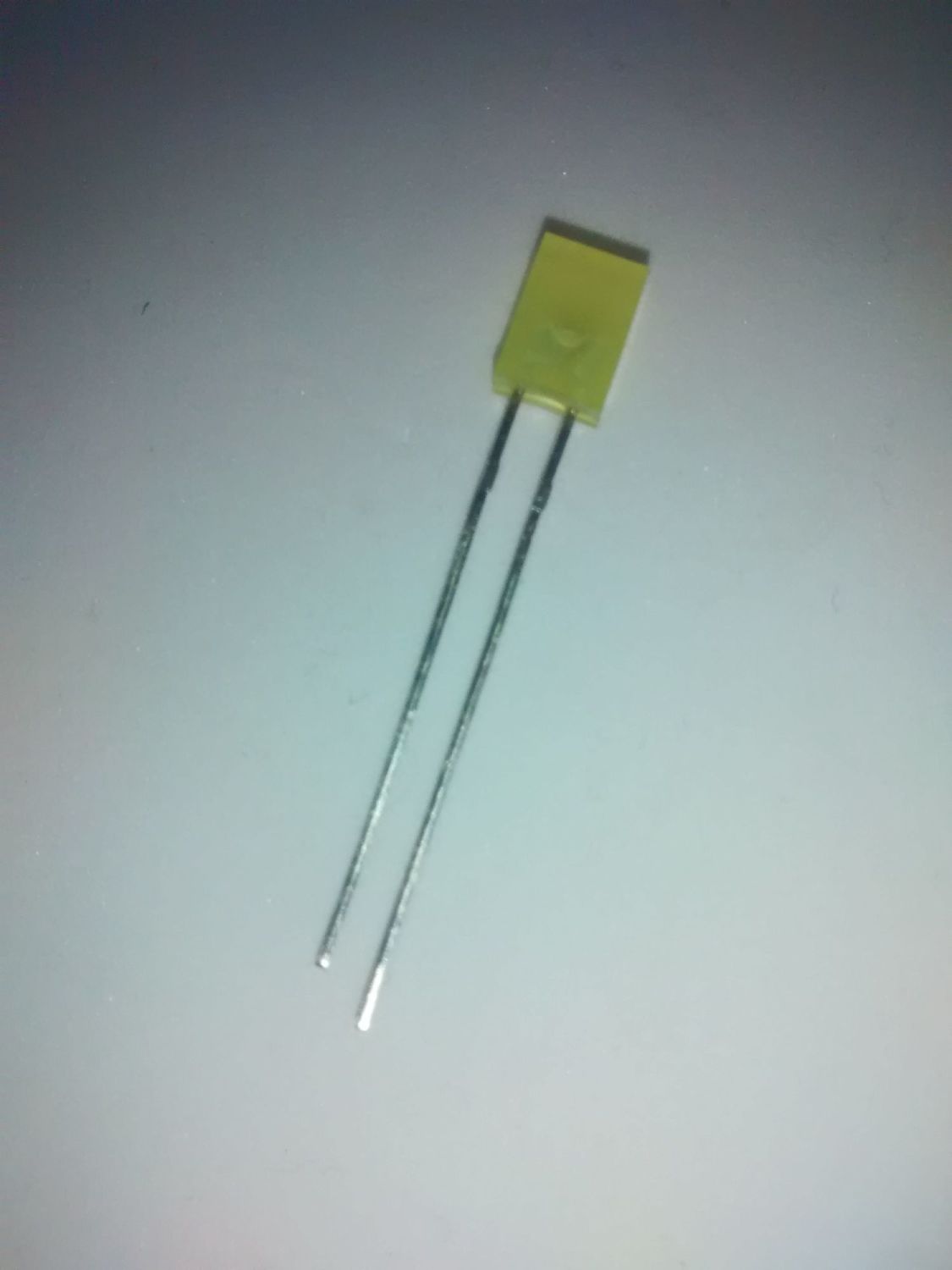 7mm x 5mm x 2mm Rectangular Leds - Diffused Lens - Qty 10 Leds - YELLOW