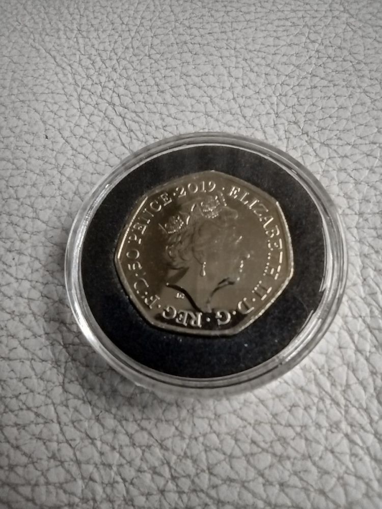 UK Collectable 50p Coin - Paddington Bear Series - Tower Of London - 2019