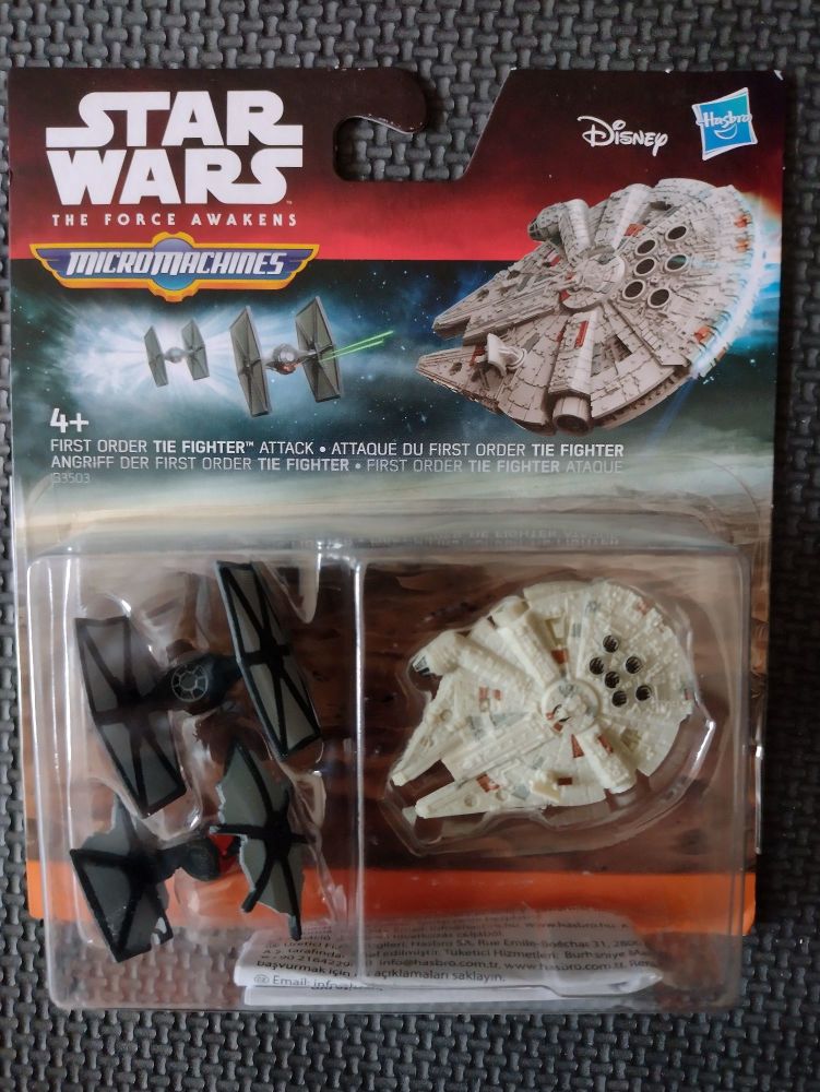 Micro Machines Star Wars The Force Awakens First Order Tie Fighter Attack B3503