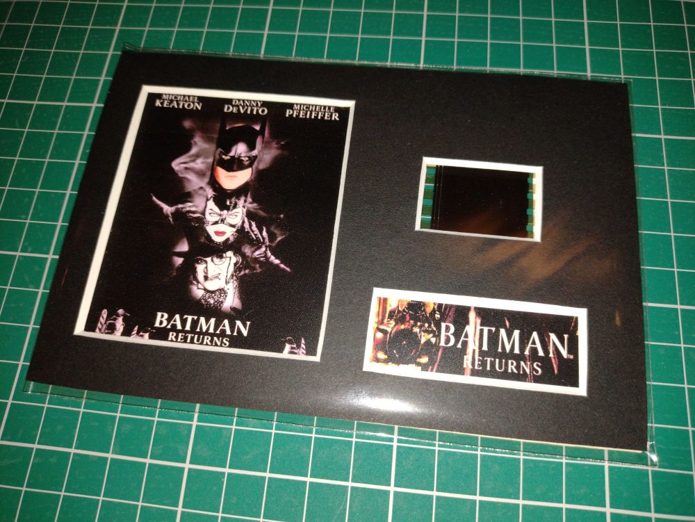 Genuine 35mm Screen Used Movie Cell Display Catwoman Michelle Pfeiffer Batman Returns Ref No 302284