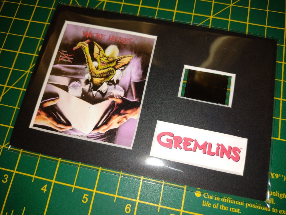 Genuine 35mm Screen Used Movie Cell Display Gremlins  Ref No 302288