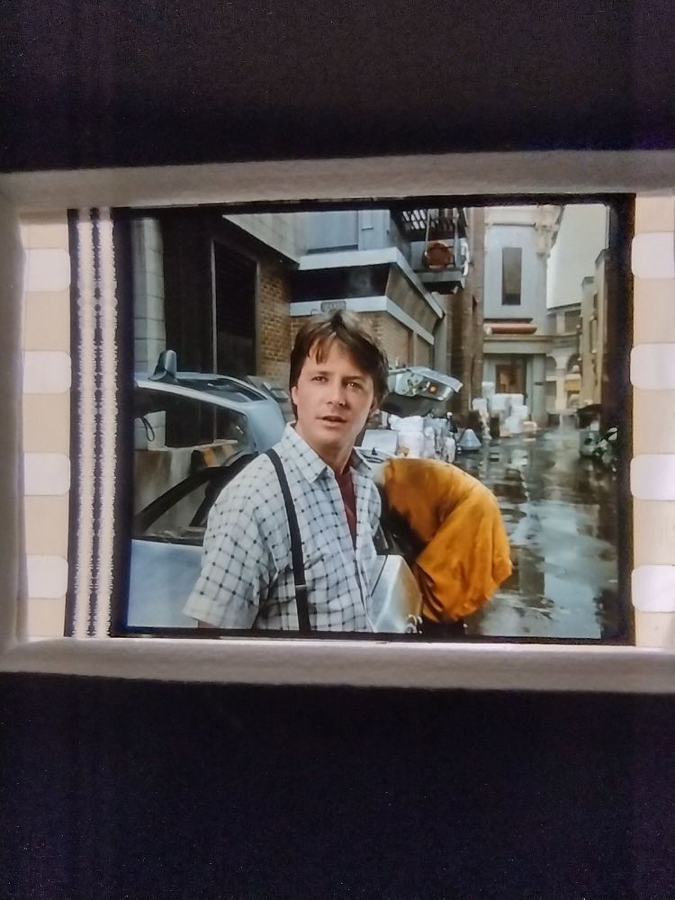 Genuine 35mm Screen Used Movie Cell Display Back To The Future II Ref No 302191
