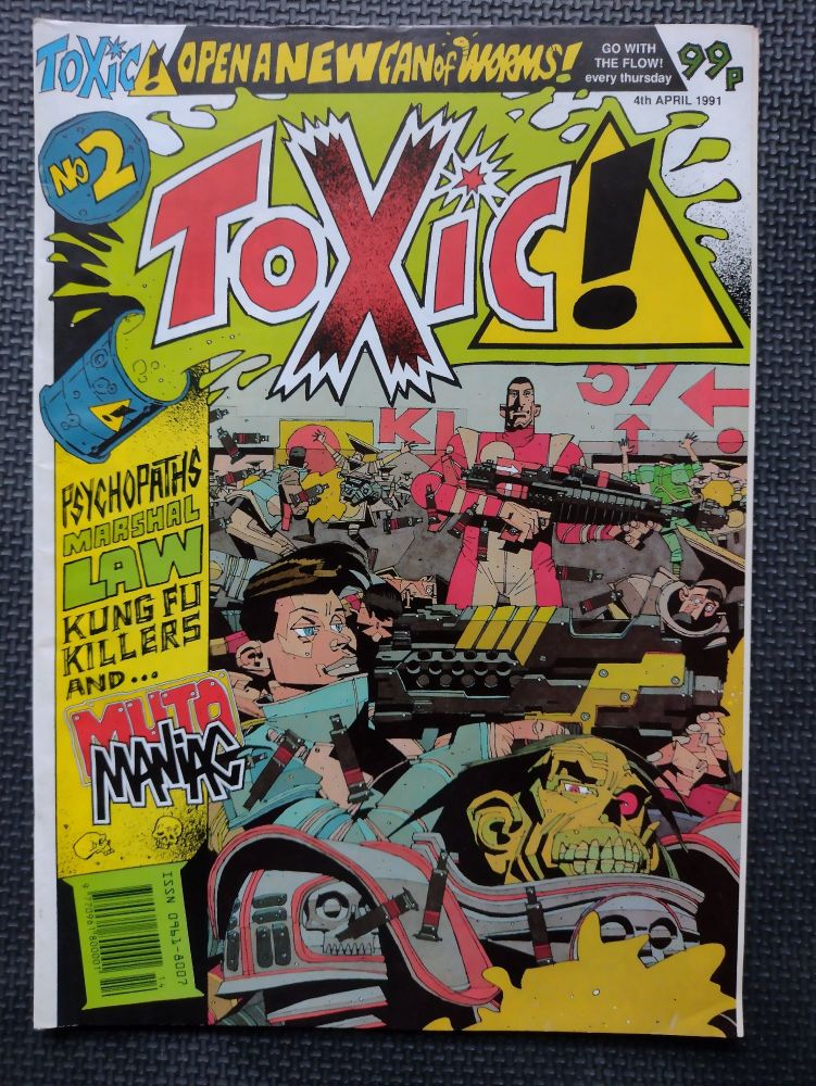 Toxic! - Retro Comic Book - 1990s - Issue 2