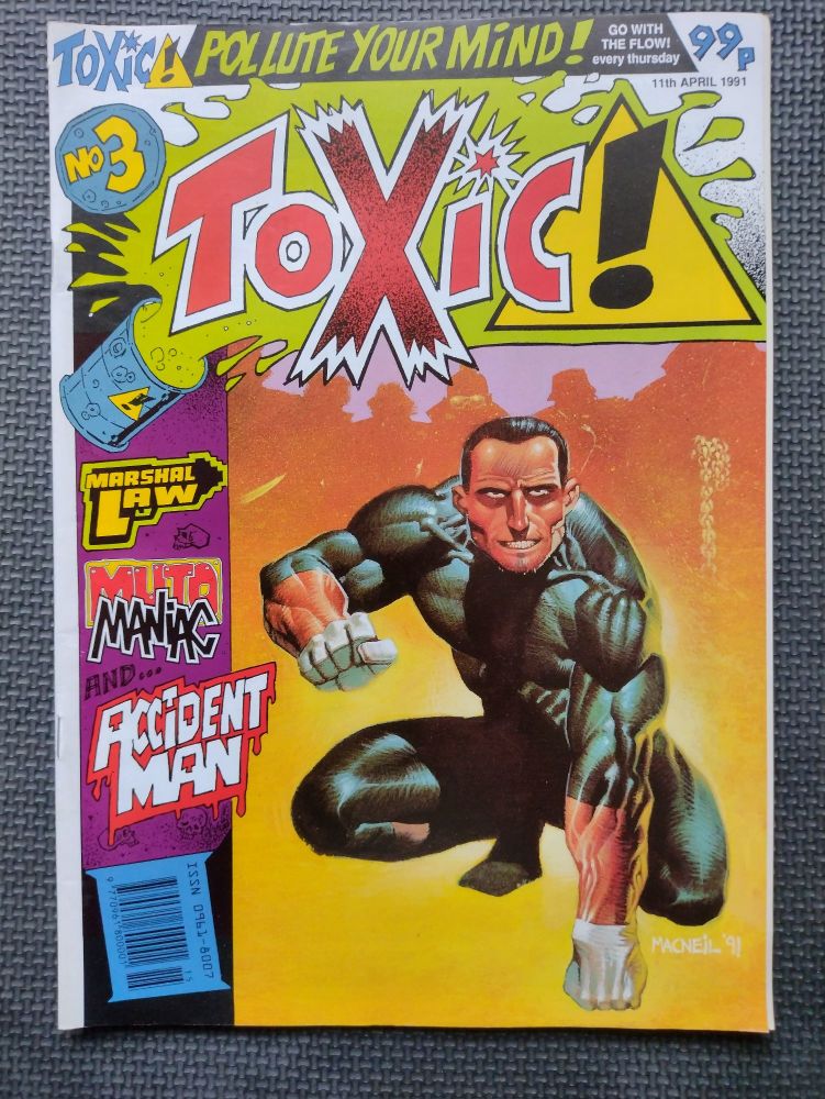 Toxic! - Retro Comic Book - 1990s - Issue 3