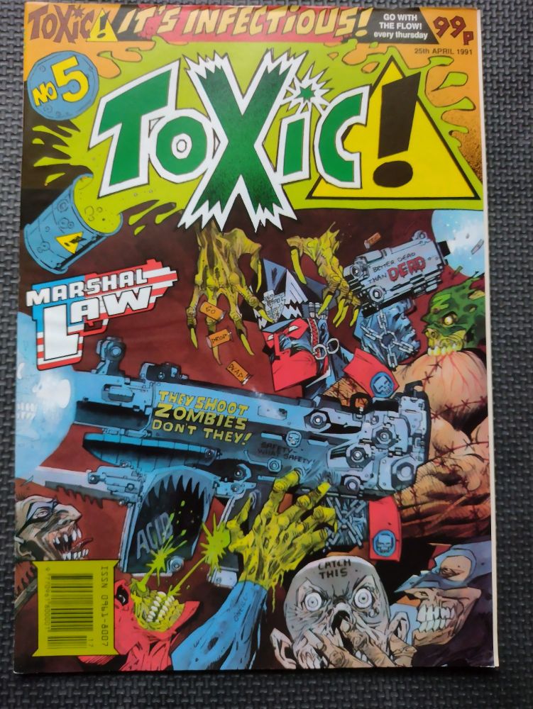 Toxic! - Retro Comic Book - 1990s - Issue 5