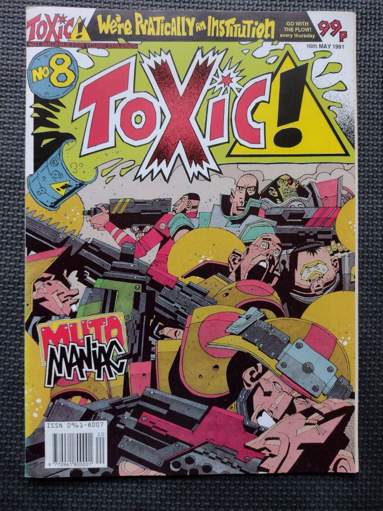 Toxic! - Retro Comic Book - 1990s - Issue 8