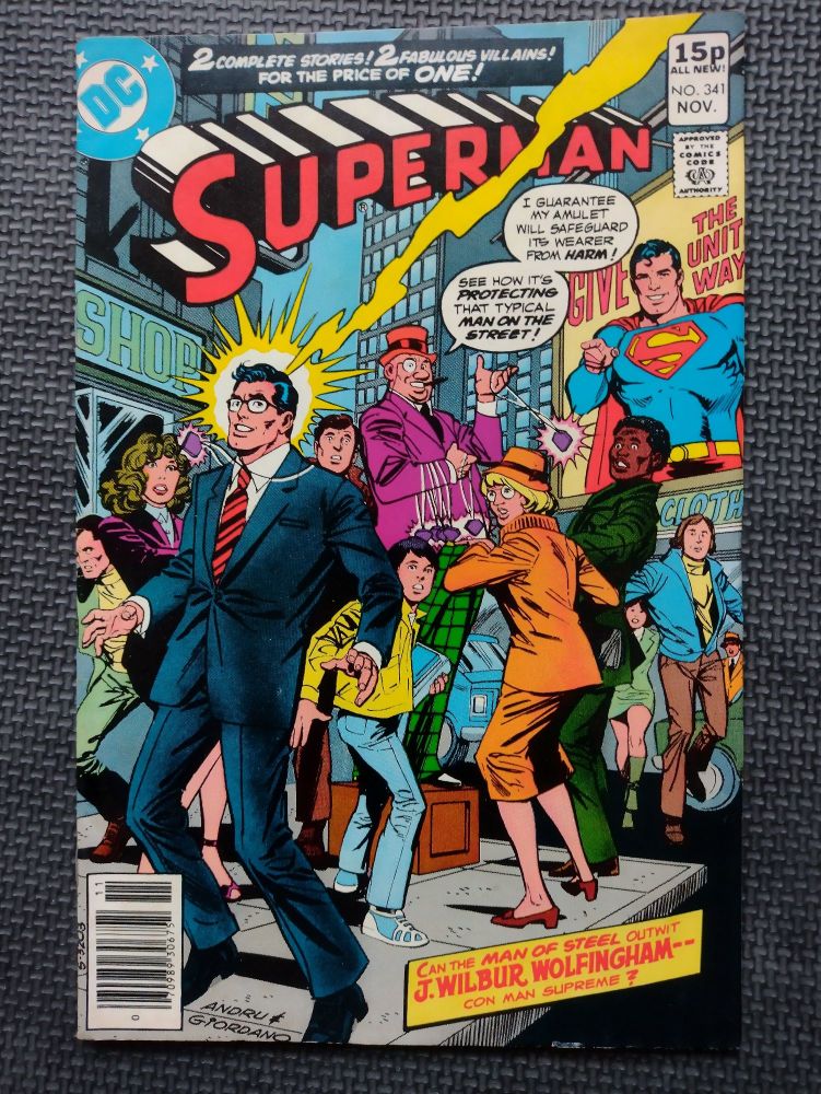 DC Comics Retro Comic Book 1970s Superman Issue 341