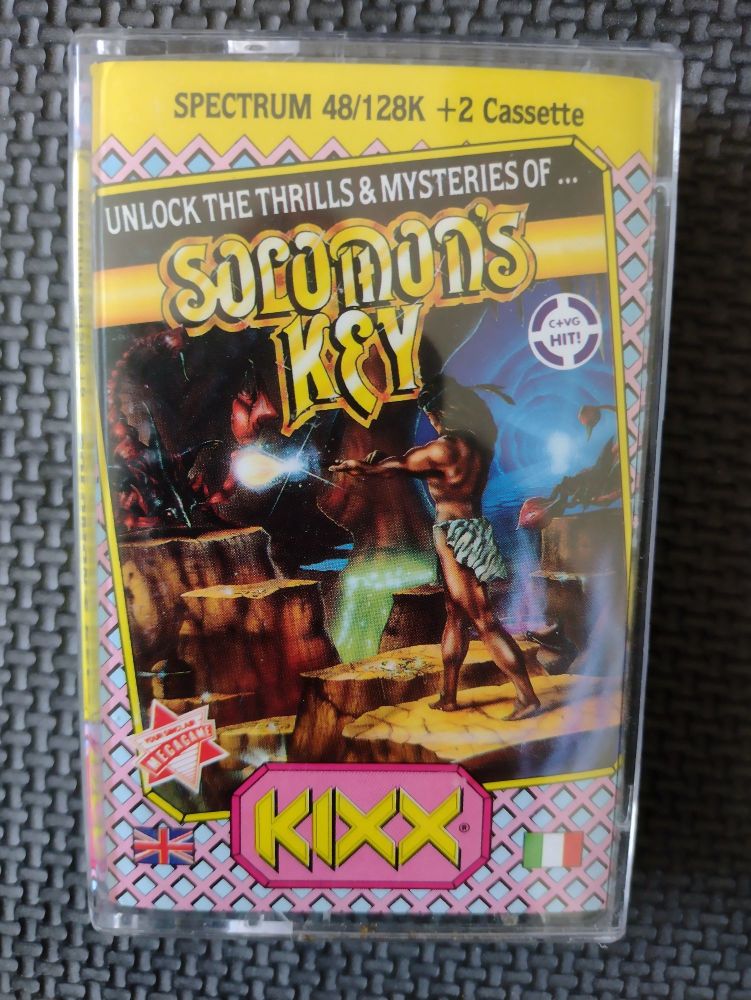 Solomons Key Kixx Vintage ZX Spectrum 48K 128K +2 Software Tested & Working