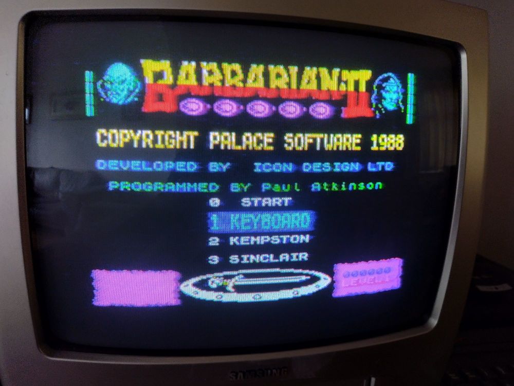 Barbarian II Kixx Vintage ZX Spectrum 48K 128K +2 +3 Software Tested & Working