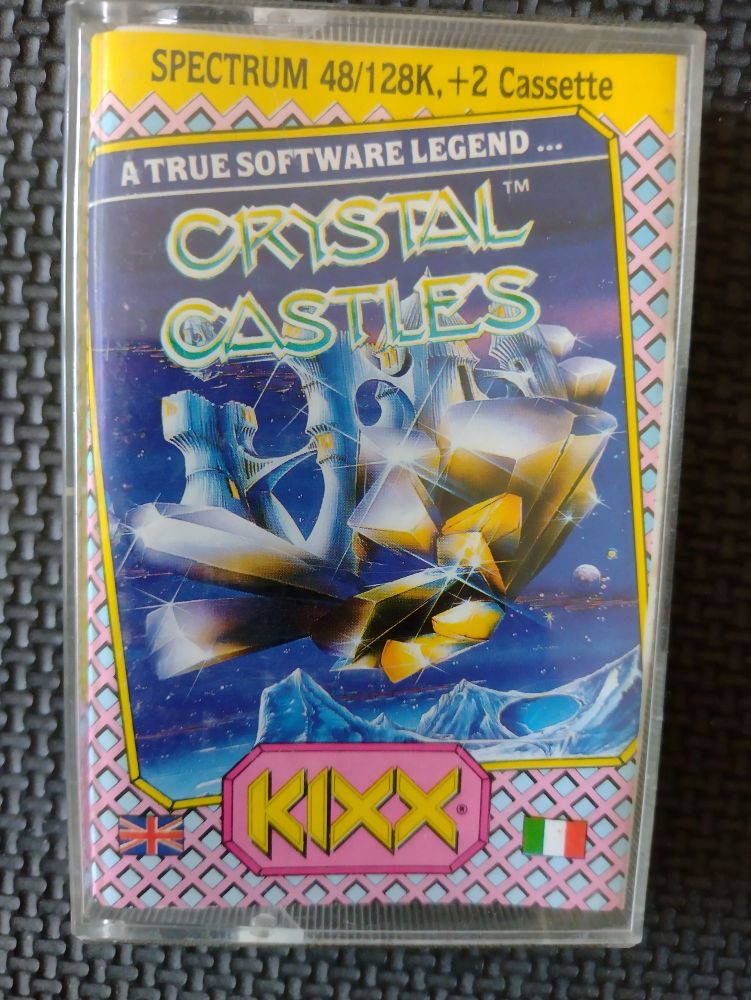 Crystal Castles Kixx Vintage ZX Spectrum 48K 128K +2 Software Tested & Working