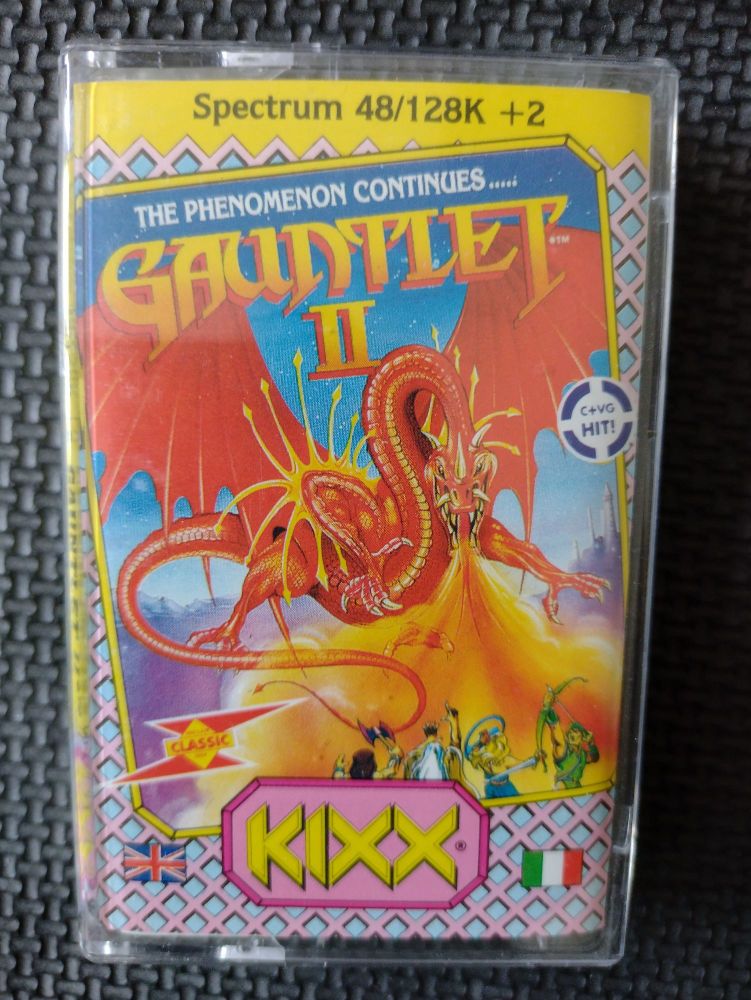 Gauntlet II Kixx Vintage ZX Spectrum 48K 128K +2 +3 Software Tested & Working
