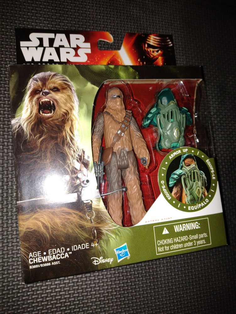 Star Wars The Force Awakens Chewbacca B3891 B3886 Collectable 3.75 Inch Figure Set