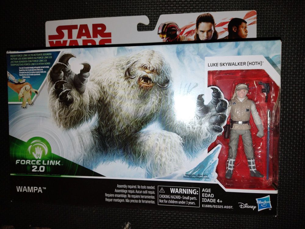 Star Wars Wampa & Luke Skywalker Collectable Figure Set E1689/E0325 Force Link 2.0 Compatible 3.75" Scale Size
