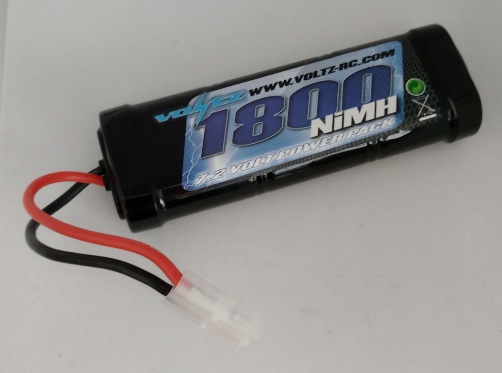Voltz 3000mah 7.2v Stick Battery Pack NIMH with Tamiya RC Car Plug - UK  Stock