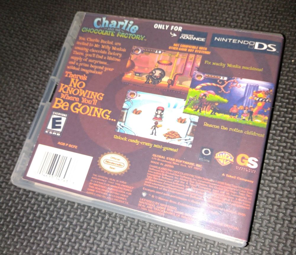 Charlie And The Chocolate Factory NINTENDO GAME BOY ADVANCE & ADVANCE SP Game