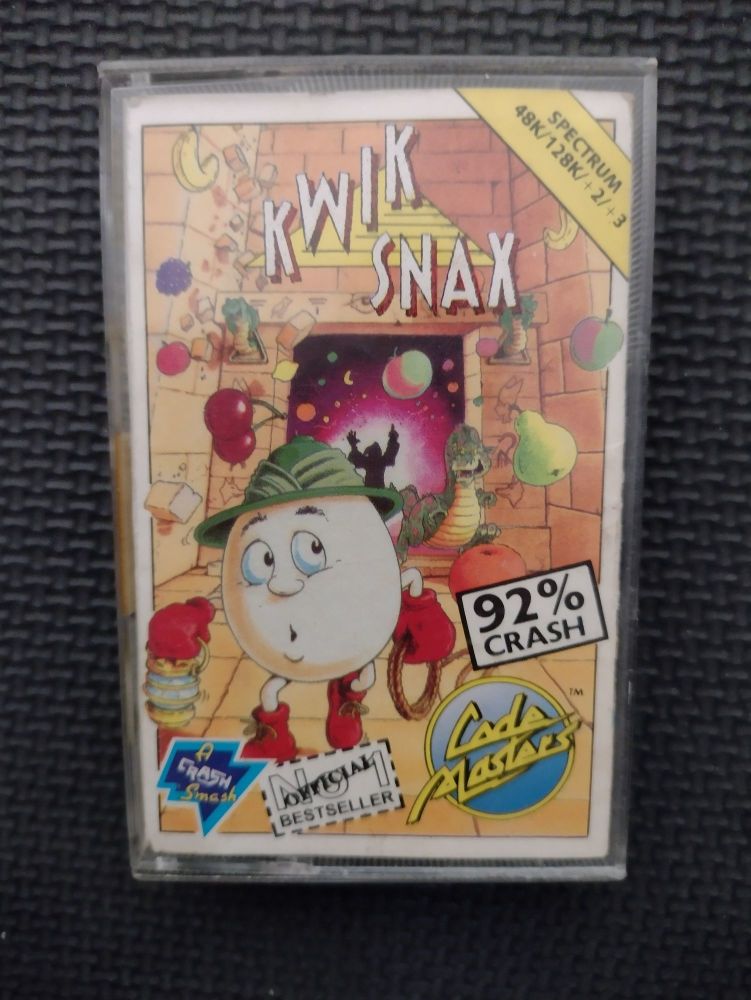 Kwik Snax - Dizzy - CodeCMasters - Vintage ZX Spectrum 48K 128K +2 +3 Softw