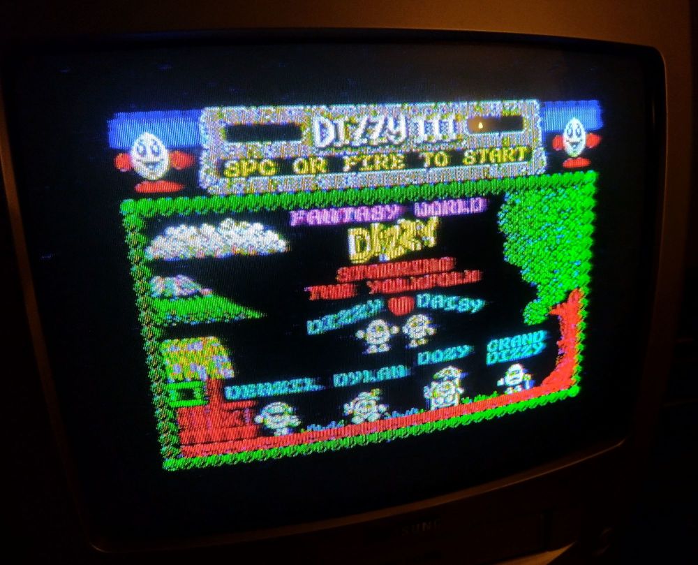 Fantasy World Dizzy Code Masters Vintage ZX Spectrum 48K 128K +2 +3 Software Tested & Working