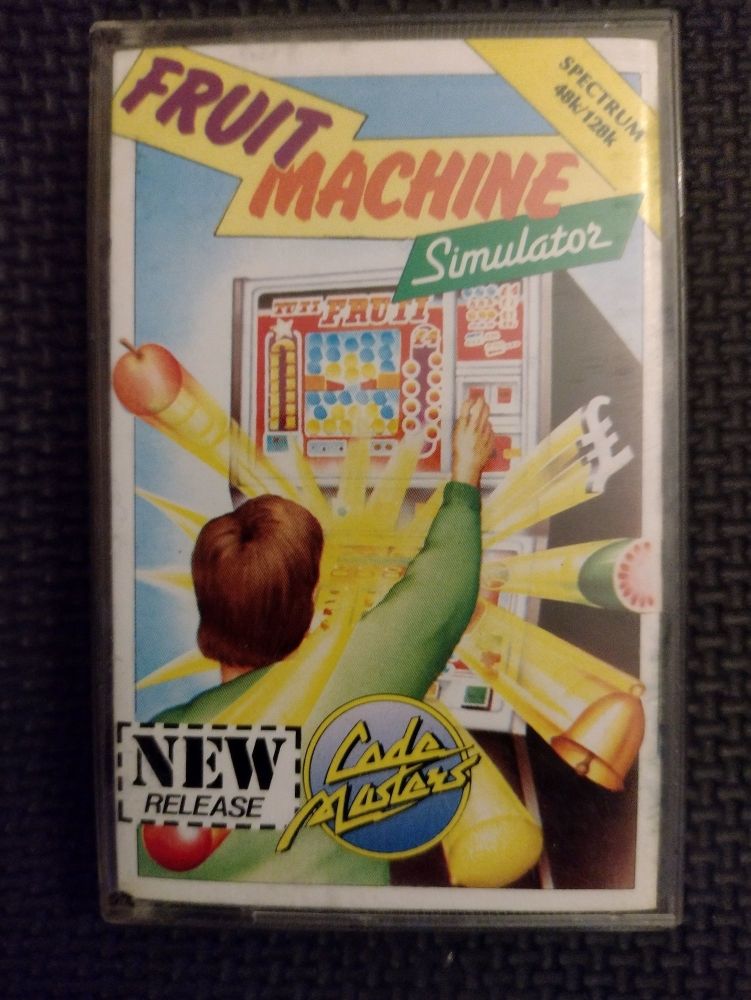 Fruit Machine Simulator CodeMasters Vintage ZX Spectrum 48K 128K Software Tested & Working
