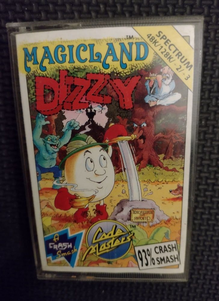 MagicLand Dizzy CodeMasters Vintage ZX Spectrum 48K 128K +2 +3 Software Tested & Working