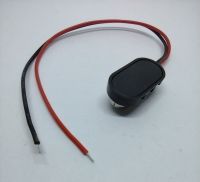 x5  PP3 9v Battery Clip - Hard Top - End Wire Exit