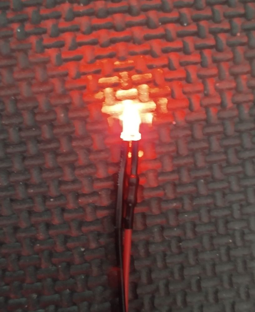 Qty 5 - 3mm Prewired Led - Ultra Bright - RED