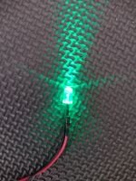 Qty 5 - 5mm Prewired Led - Ultra Bright - GREEN