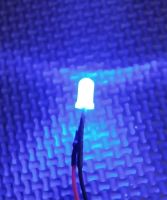 Qty 5 - 5mm Prewired Led - Ultra Bright - BLUE