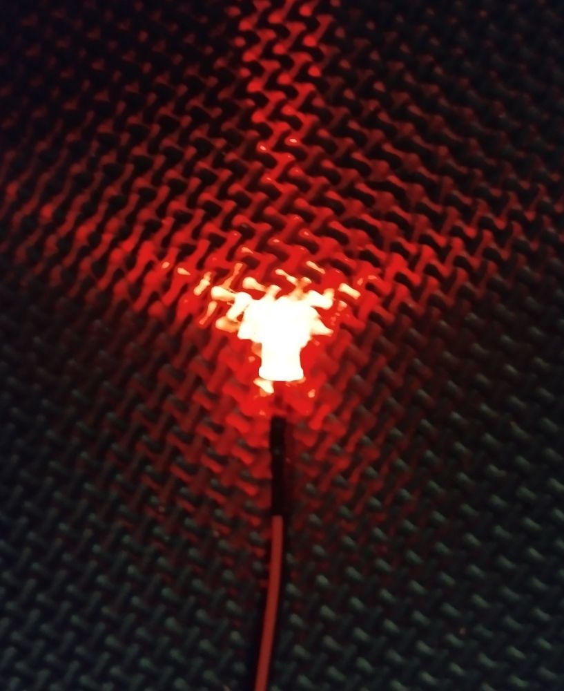 Qty 5 - 5mm Prewired Led - Ultra Bright - RED