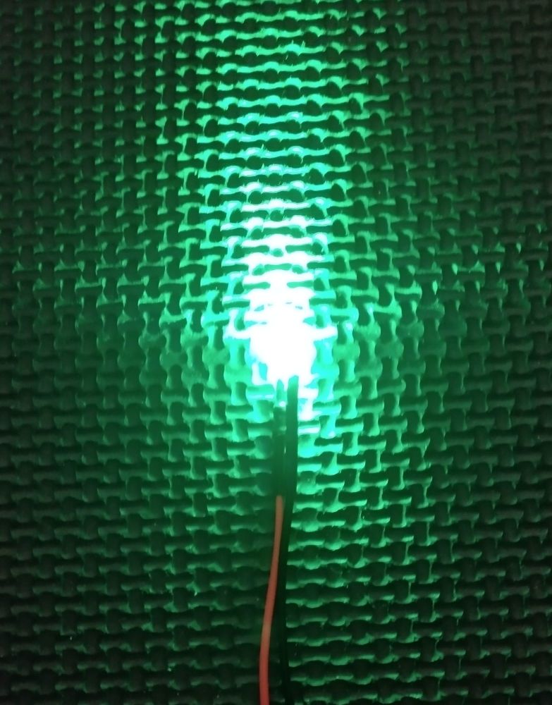 Qty 5 - 3mm Prewired Led - Ultra Bright - GREEN