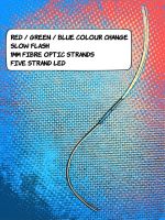 x1 Unit Red/Green/Blue Colour Changing Separate - 5 Fibre Strands - SLOW FLASH (1mm strands)