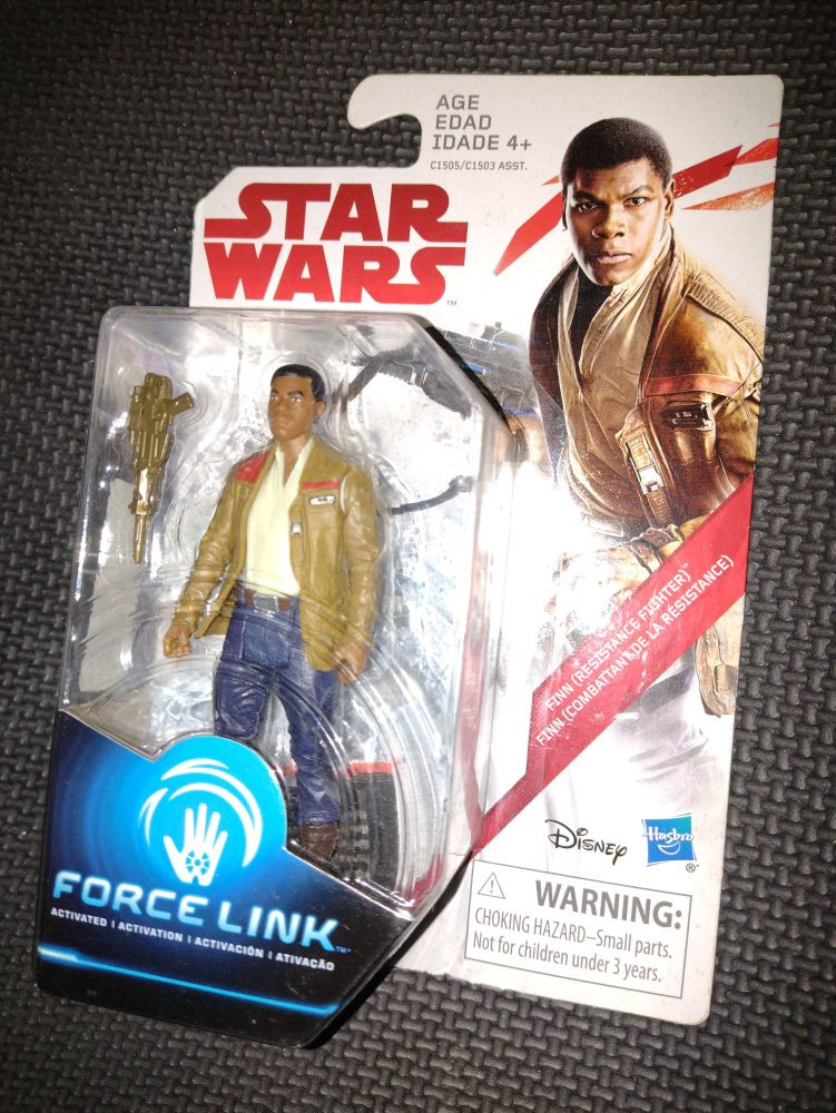 Star Wars Finn ( Resistance Fighter ) Collectable Figure C1505/C1503 Force 