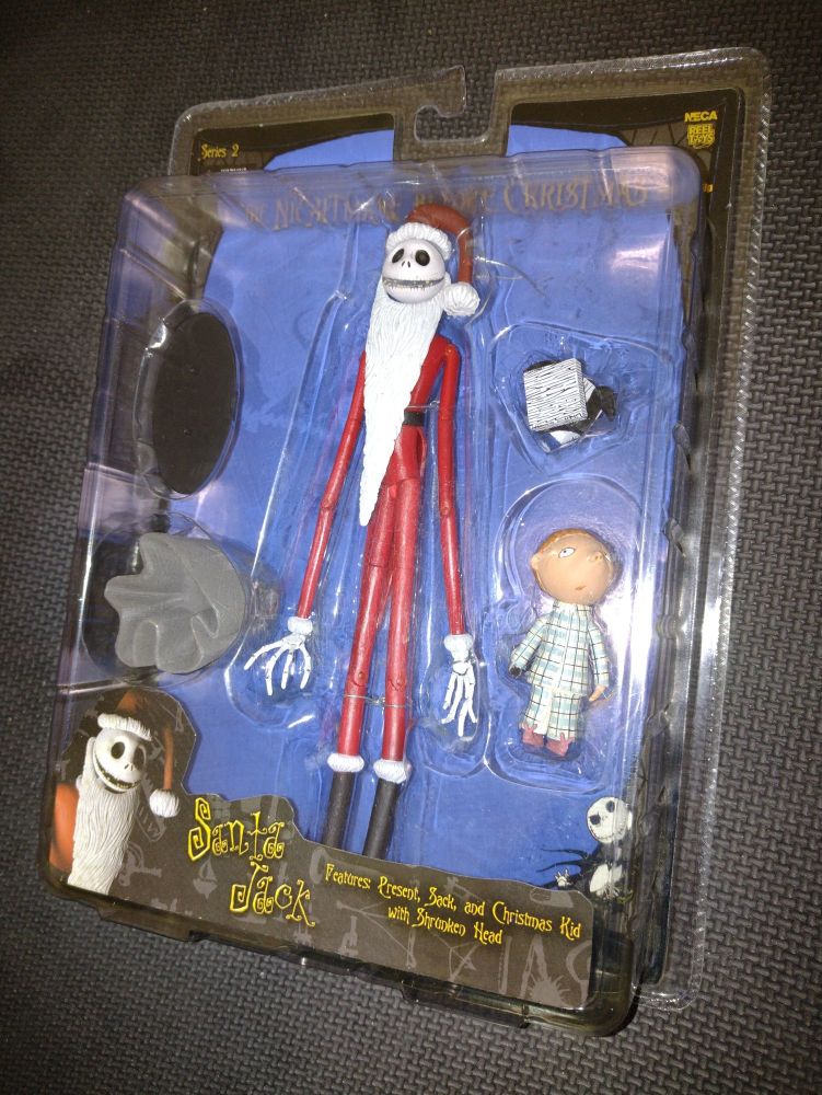 Tim Burtons The Nightmare Before Christmas - NECA - Series 2 - Santa Jack - Collectable Figure Set