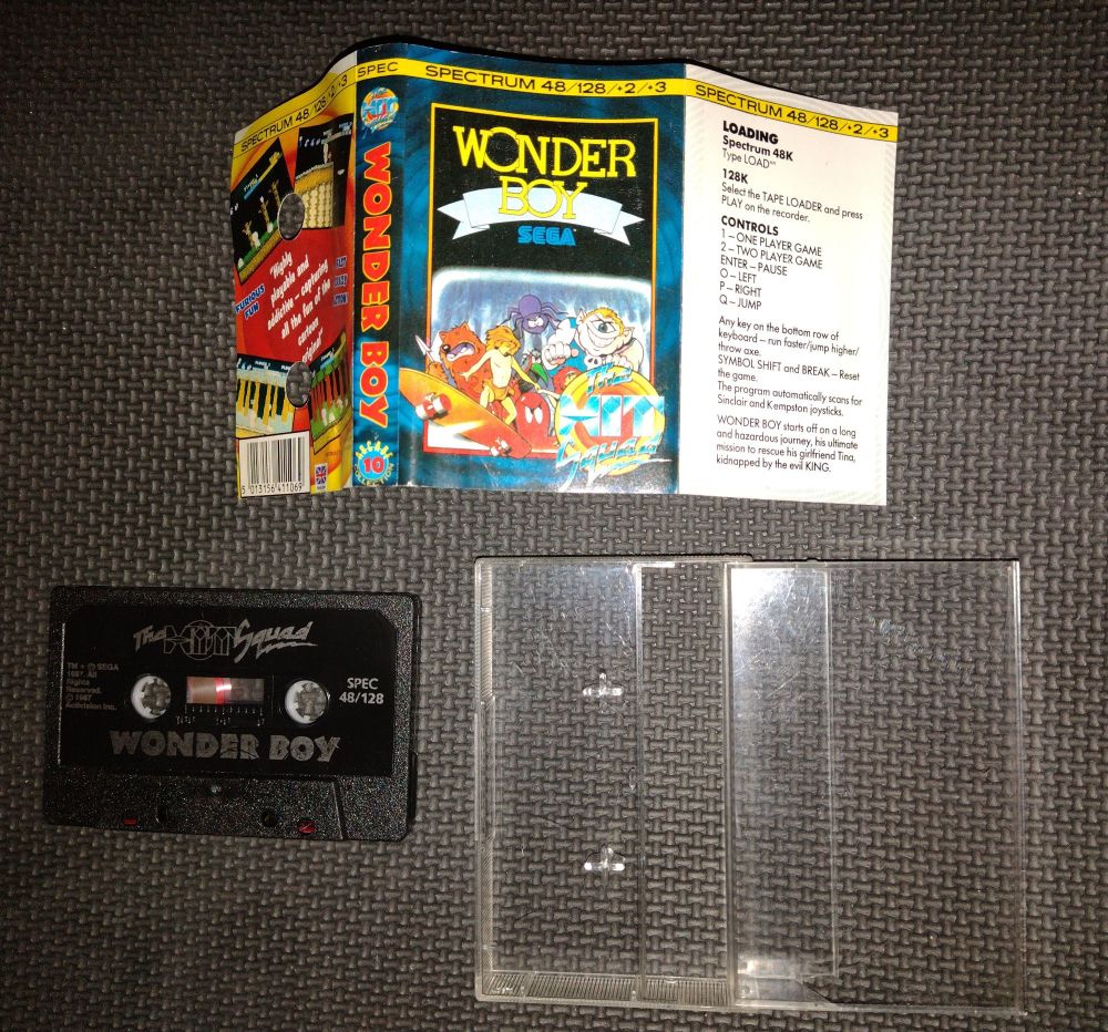 Wonder Boy - The Hit Squad - Vintage ZX Spectrum 48K 128K +2 +3 Software - 