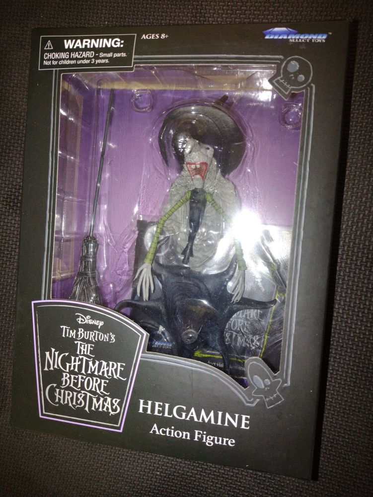 Tim Burtons The Nightmare Before Christmas Diamond Select Helgamine Collectable Figure Set
