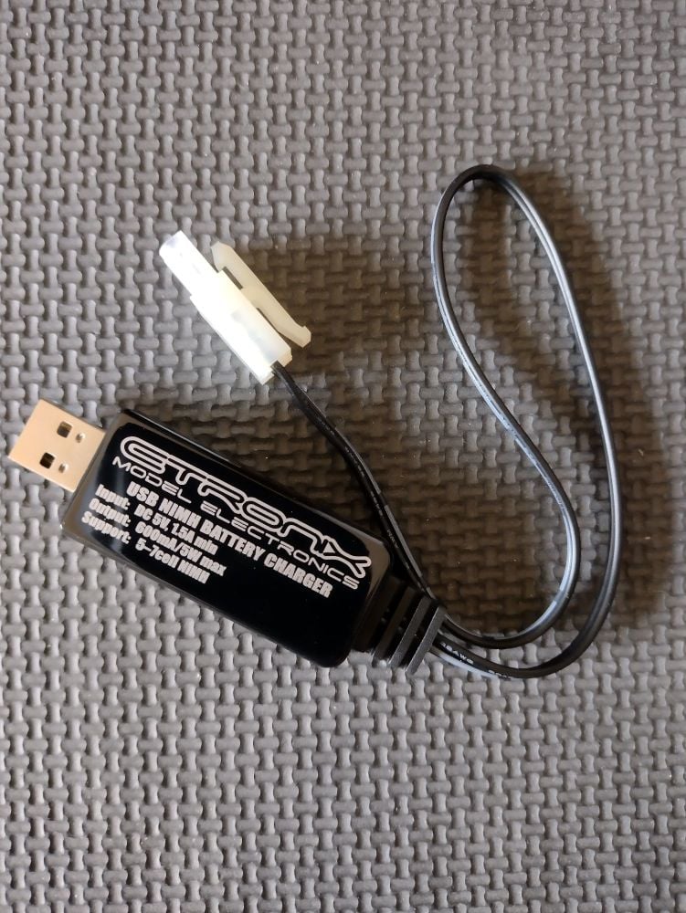 USB Charger For Voltz VZ0010 7.2v 1800mAh NiMH Battery - FTX Models